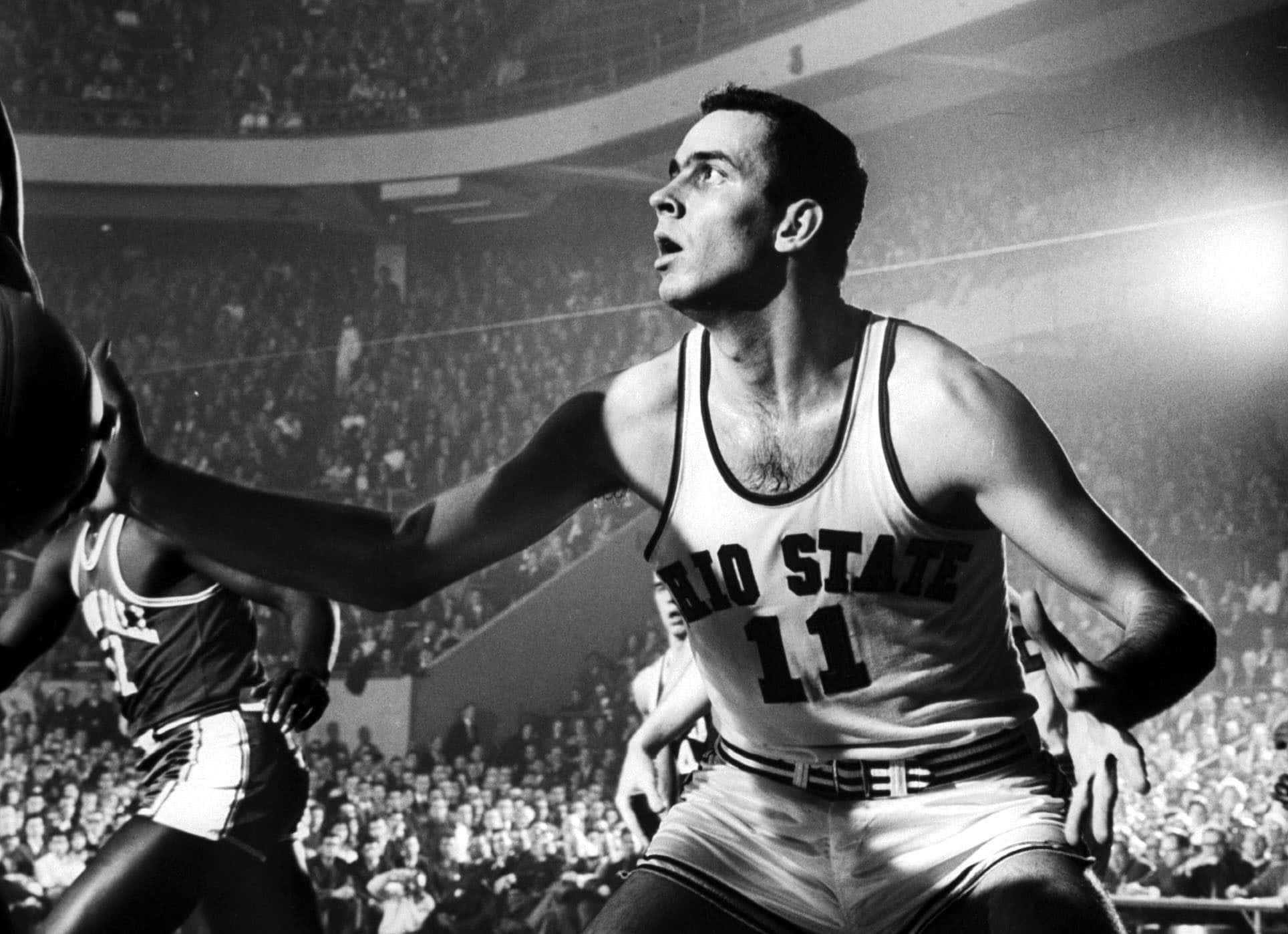 Jerry Lucas sous le maillot d’Ohio State.