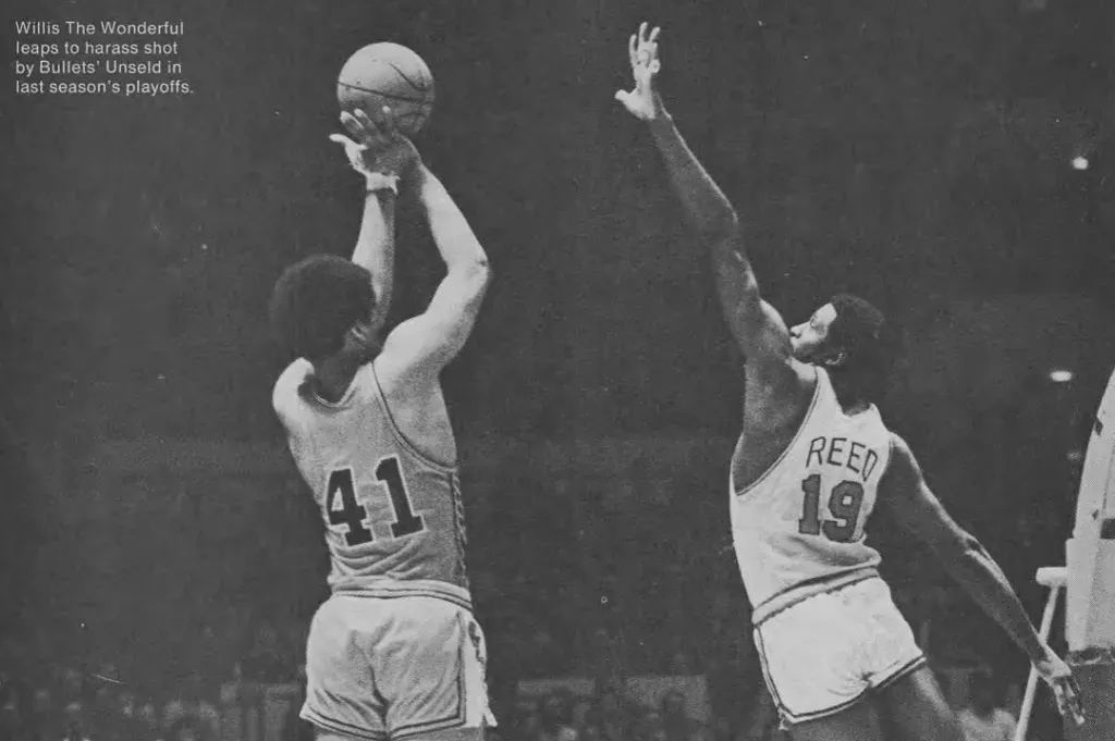 Wes Unseld face à Willis Reed