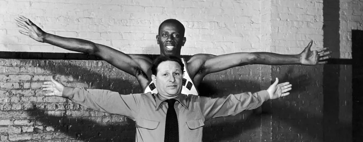 Goose Tatum et Abe Saperstein 